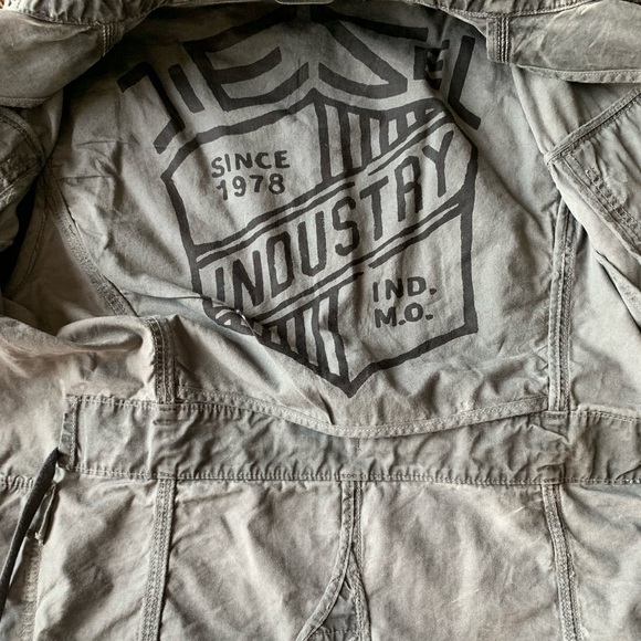 Diesel Industries Denim Jacket - Men Size Small - Picture 3 of 6